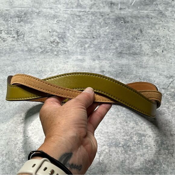Ulla Johnson Wave Belt Olive Colorway